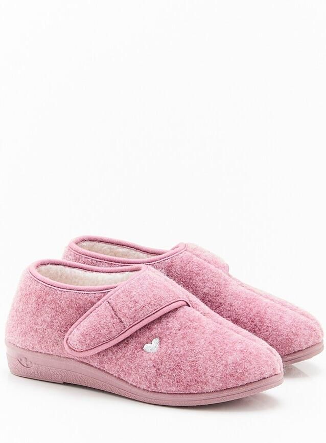 Damart Thermolactyl pantoffels Dames Roze