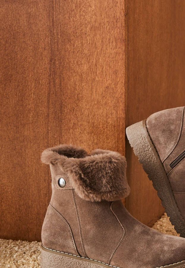 Damart Gevoerde Thermolactyl boots Dames Bruin