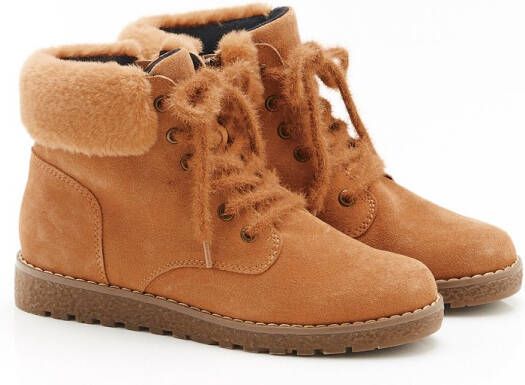 Damart Gevoerde Thermolactyl boots Dames Bruin