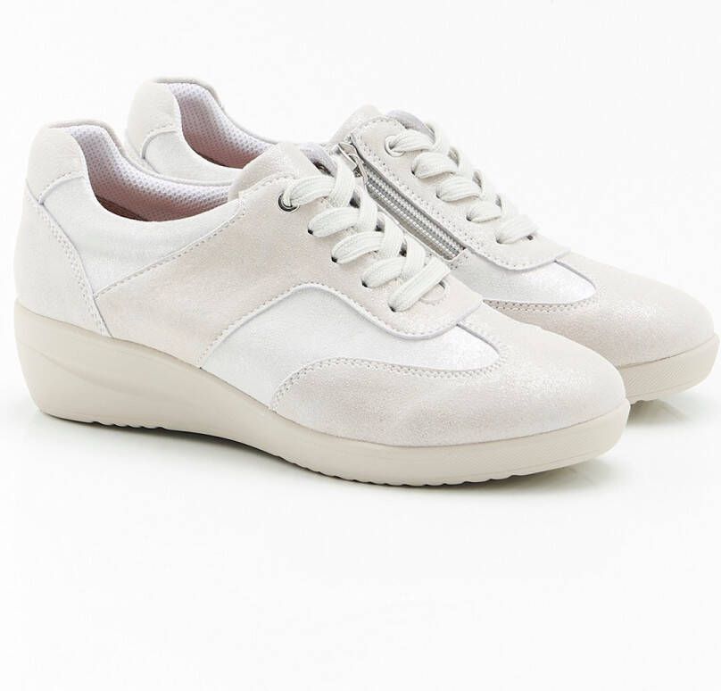 Damart Iriserende Amortyl derbieschoenen Dames Zilverkl