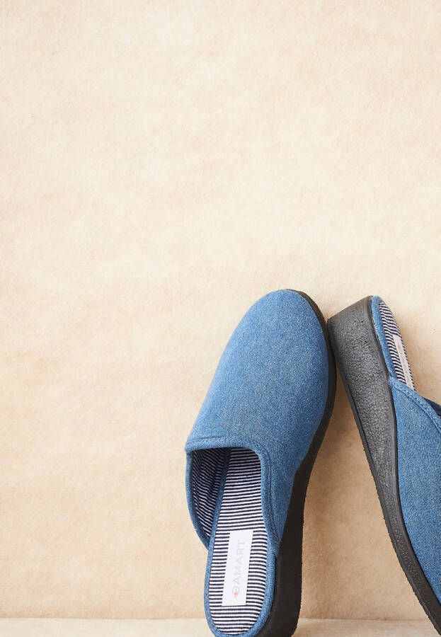 Damart Muiltjes met denim-effect Dames Blauw