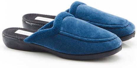Damart Muiltjes van velours Dames Blauw