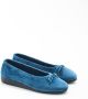 Damart Pantoffels met fluweellook Vrouwen Blauw - Thumbnail 2