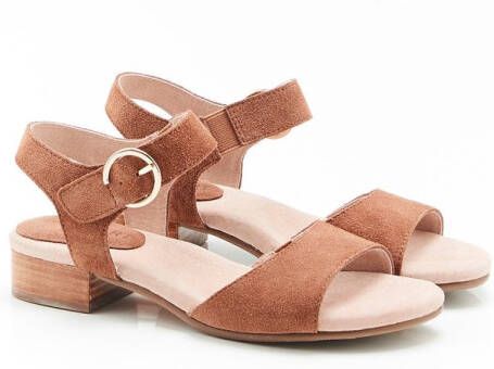 Damart Sandalen met klittenbandsluiting Dames Bruin
