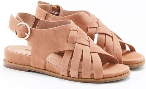 Damart Sandalen met meerdere gekruiste banden Dames Bruin