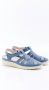 Damart Sandalen met open neus gemaakt van twee materialen Vrouwen Blauw - Thumbnail 1