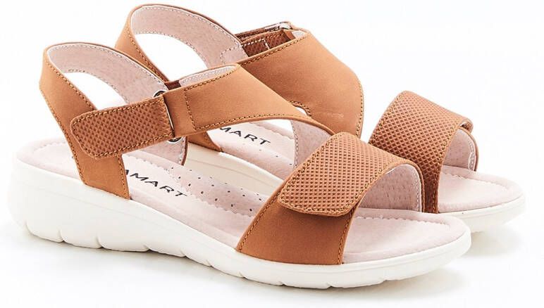 Damart Sandalen met sleehakken open Vrouwen Bruin