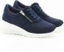 Damart Sneakers met sleehakken Climatyl Dames Blauw - Thumbnail 4