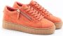 Damart Sneaker met sleehak effect crêpezool Amortyl Dames Roze - Thumbnail 3