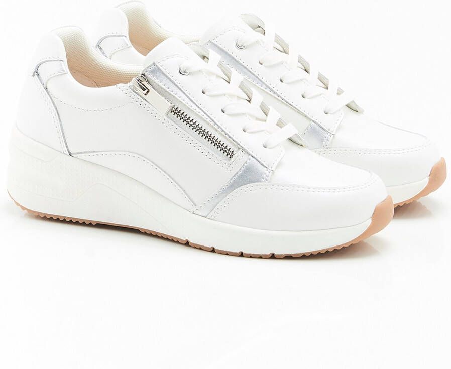 Damart Sneakers met Amortyl sleehakken Dames Wit