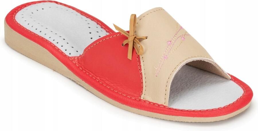 Dames Pantoffels Leer Comfortabele Huis Schoenen
