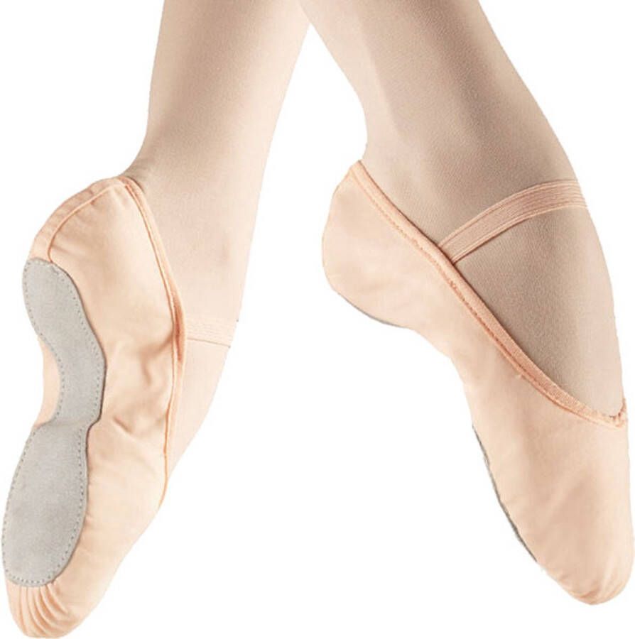 Dancer Dancewear Balletschoenen meisje 'Eleve' Canvas ROZE Hele zool Elastisch canvas Voor kinderen - Foto 2