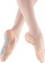 Dancer Dancewear Balletschoenen meisje “Elite“ Roze Professionele leren balletschoen Met hele suède zool Ballet schoen met doorlopende zool - Thumbnail 2