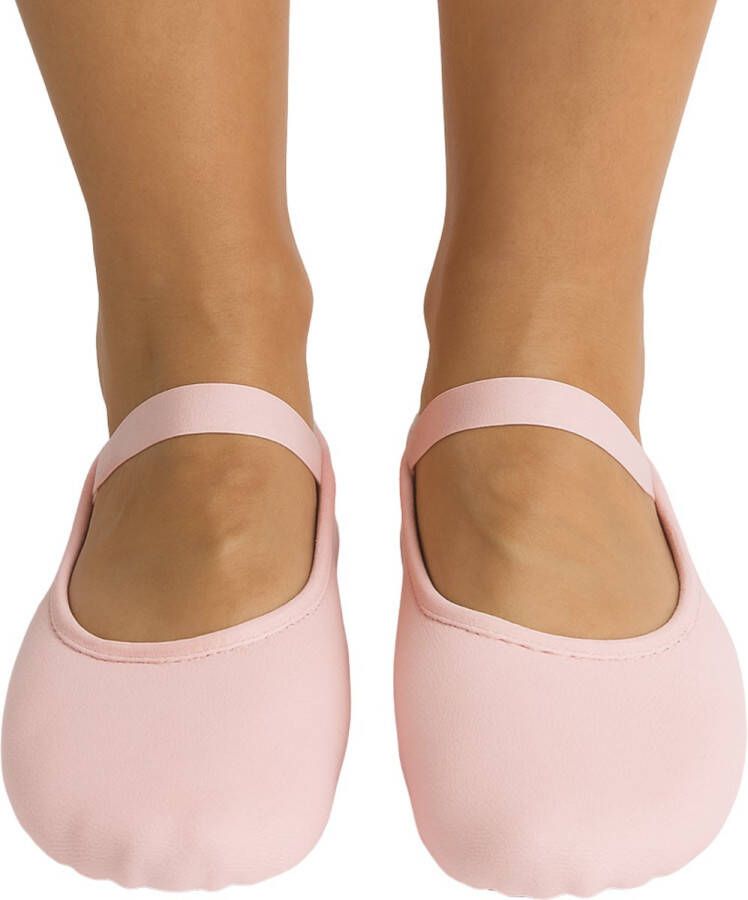 Dancer Dancewear Balletschoenen meisje Roze Eleve Balletschoen meisje Met GRATIS satijnen schoenzakje Hele zool Elastisch canvas Balletschoentjes voor kinderen