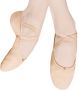 Dancer Dancewear Balletschoenen Splitzool ROZE “StretchPro” Stretch canvas Balletschoen voor meisje - Thumbnail 1