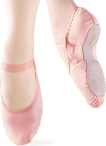 Dancer Dancewear Balletschoenen roze Eleve Balletschoen meisje Hele zool Elastisch canvas Balletschoentjes voor kinderen