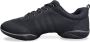 Dancer Dancewear Danssneakers Dames Zwart 'Salsette' Salsa schoenen Zumba schoenen Dansschoenen - Thumbnail 2