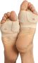 Dancer Dancewear Voetjes voor dans en modern Dansvoetjes in huidkleur Paws voorvoetbescherming - Thumbnail 1
