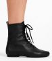 Dancer Dancewear Jazzlaarsjes van Leer Jazzboots in splitzool Hoge jazzschoenen voor volwassenen Zwart Dames - Thumbnail 2