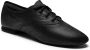 Dancer Dancewear Jazzschoenen leer in zwart Oxford met veters Zwarte jazz schoenen met suède splitzool - Thumbnail 2