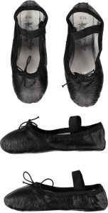 Dancing Daisy Balletschoen Leer Zwart (12cm) Schoen