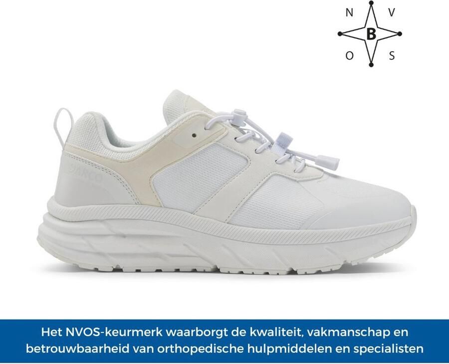 Darco Movilo STREET VEGAN Schoenen voor moeilike voeten White groen