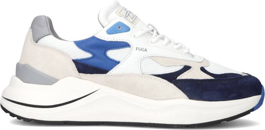 D.A.T.E Lage Sneakers Heren Fuga Maat: 44 Materiaal: Suède Kleur: Blauw
