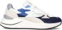 D.A.T.E Lage Sneakers Heren Fuga Maat: 42 Materiaal: Suède Kleur: Blauw - Thumbnail 1