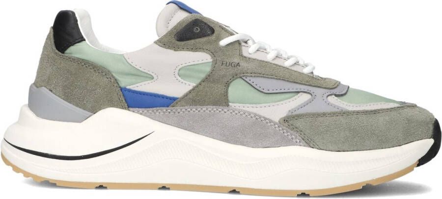 D.A.T.E Lage Sneakers Heren Fuga Maat: 44 Materiaal: Suède Kleur: Groen