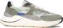 D.A.T.E Lage Sneakers Heren Fuga Maat: 42 Materiaal: Suède Kleur: Groen - Thumbnail 1