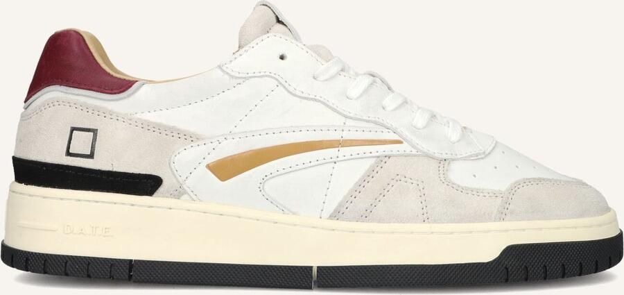 D.a.t.e Torneo Pure Vintage Sneakers Leer Heren Wit