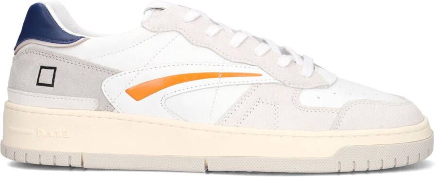 D.A.T.E Lage Sneakers Heren Torneo Maat: 42 Materiaal: Leer Kleur: Wit