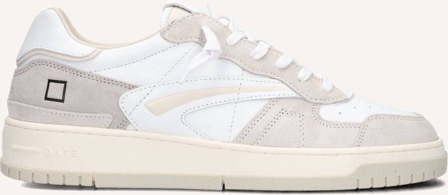D.A.T.E Lage Sneakers Heren Torneo Maat: 41 Materiaal: Suède Kleur: Wit
