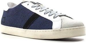 D.A.T.E. Geweven Sneaker – Trendy Dames Schoen – Hill Low Argegno – Blauw Wit