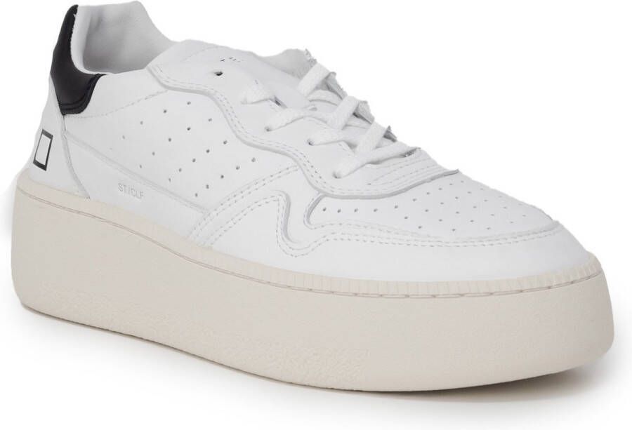 D.a.t.e. Witte Leren Sneakers voor Vrouwen White Dames
