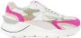 D.a.t.e. Witte leren sneaker met fuchsia details Multicolor Dames - Thumbnail 1