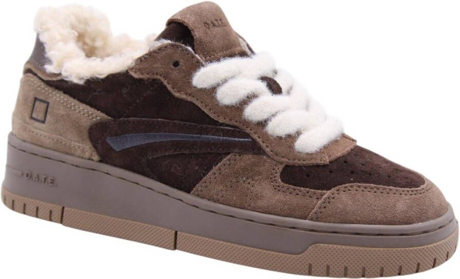D.A.T.E. Sneaker Donkerbruin