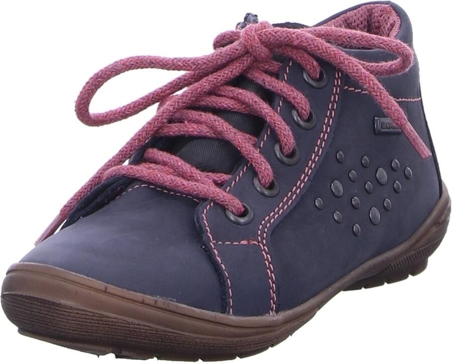 Däumling dames veterschoenen blauw