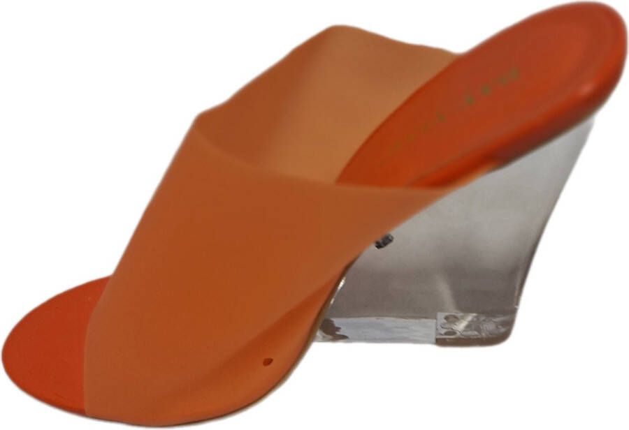 Day-vine MUILTJE IN ORANGE MET GLAZEN SLEEHAK