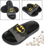 DC Comics Batman Zwarte rubberen slippers voor jongens - Thumbnail 1