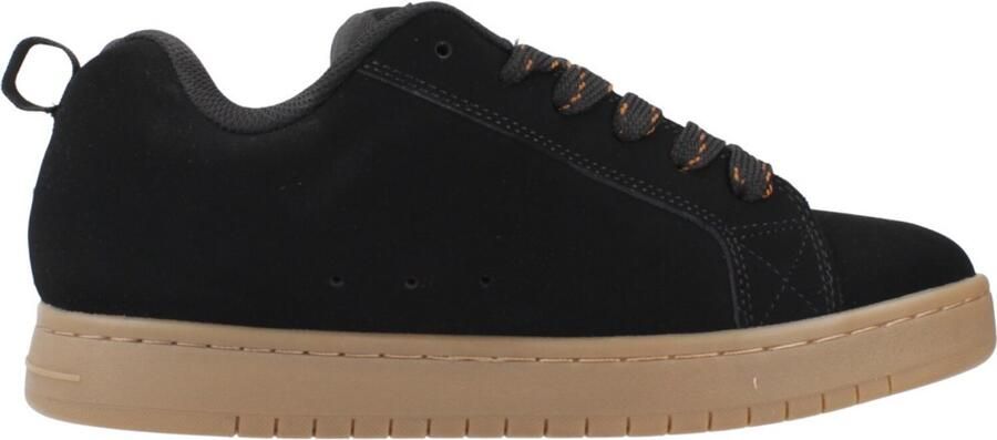 DC Shoes Court Graffik Sneakers Heren Zwart Suède