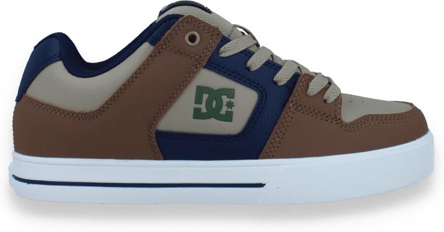DC Shoes Dc Heren Sneaker Pure Brown tan navy