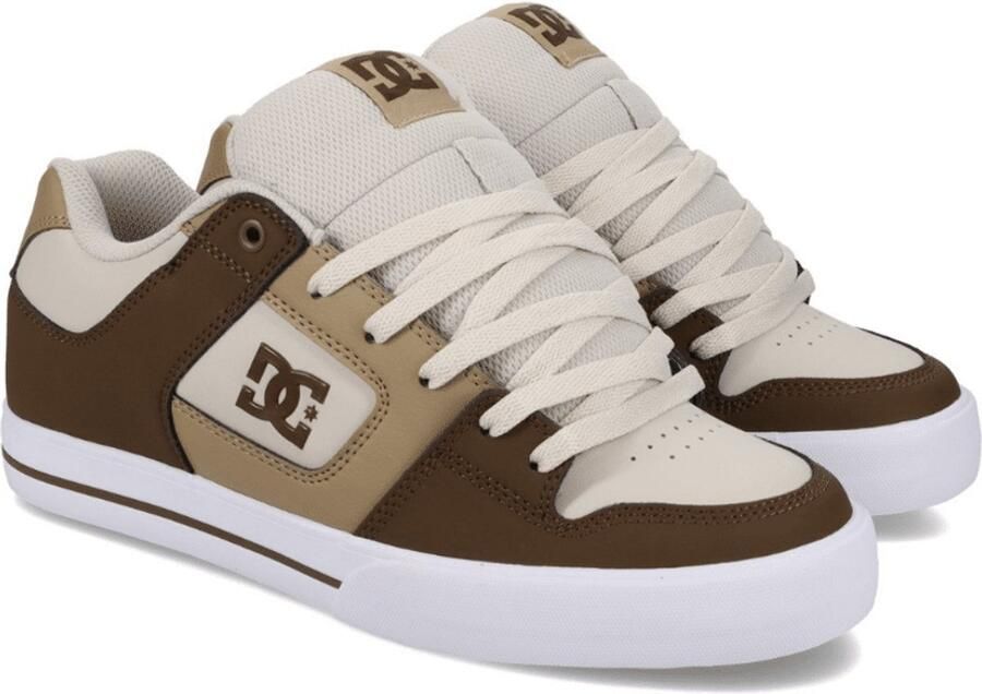 Dc Heren Sneaker Pure Brown tan offwhite
