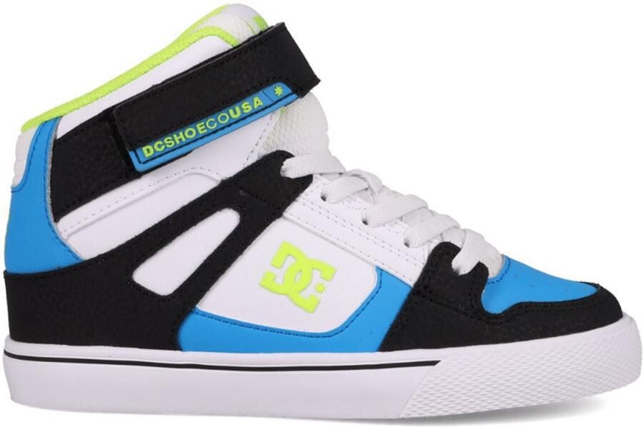 Dc Jongens Sneaker High Pure Hi Top Ev Black blue lime