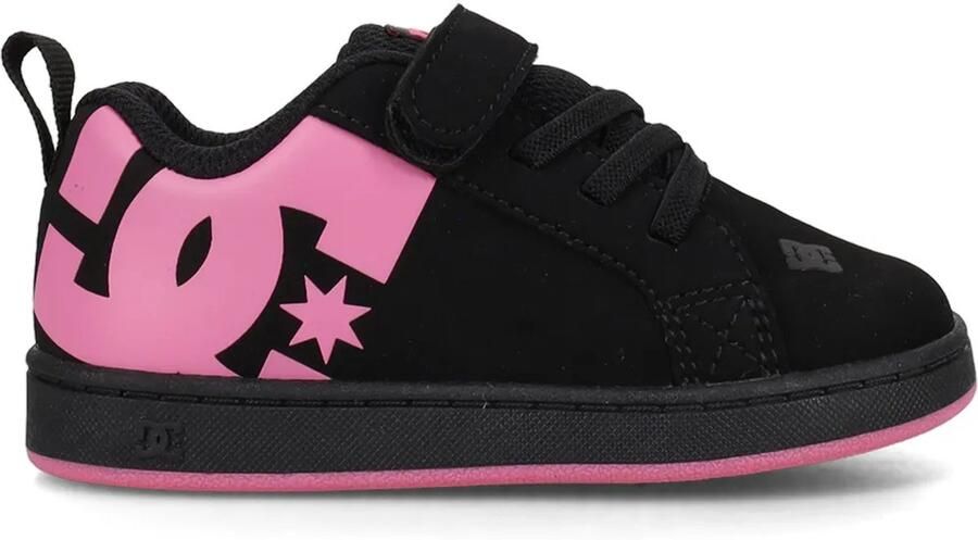 DC Shoes Court Graffik Babyschoenen Zwart Suède