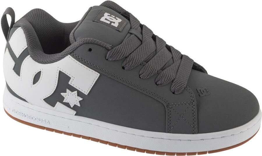 DC Shoes Court Graffik Heren Sneakers Skate Skater Schoenen Grijs D