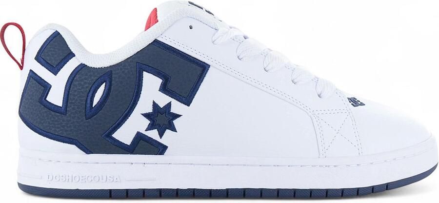 DC Shoes Court Graffik Heren Sneakers Skater Skate Schoenen Wit D