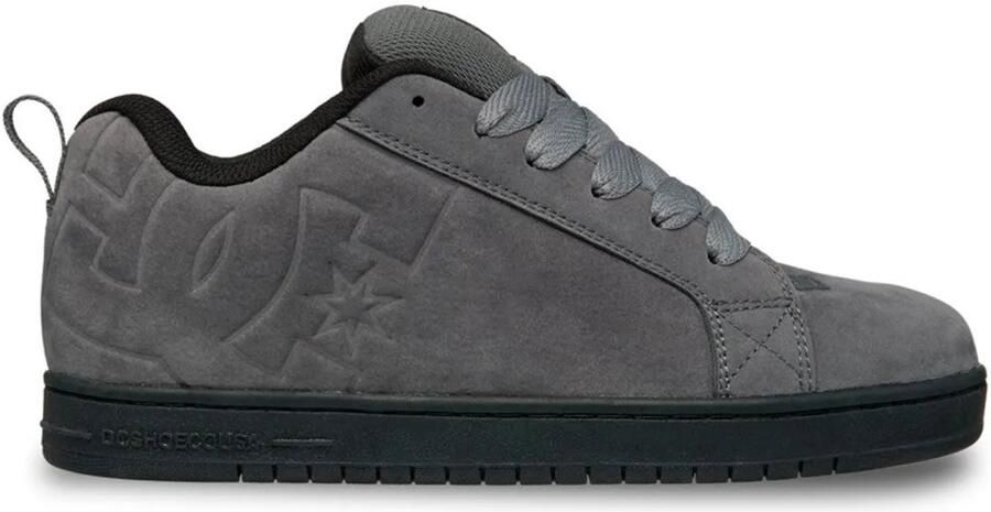 DC Shoes Court Graffik Sneakers Heren Grijs Suède