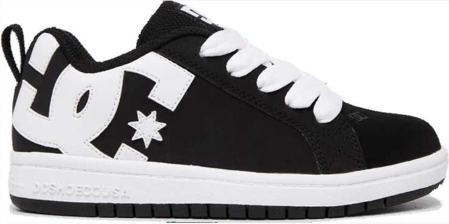 DC Shoes Court Graffik Jeugdtrainers Black White Kinderen - Foto 4