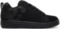 DC Shoes Court Graffik Zwart Leren Teenslippers - Zwart